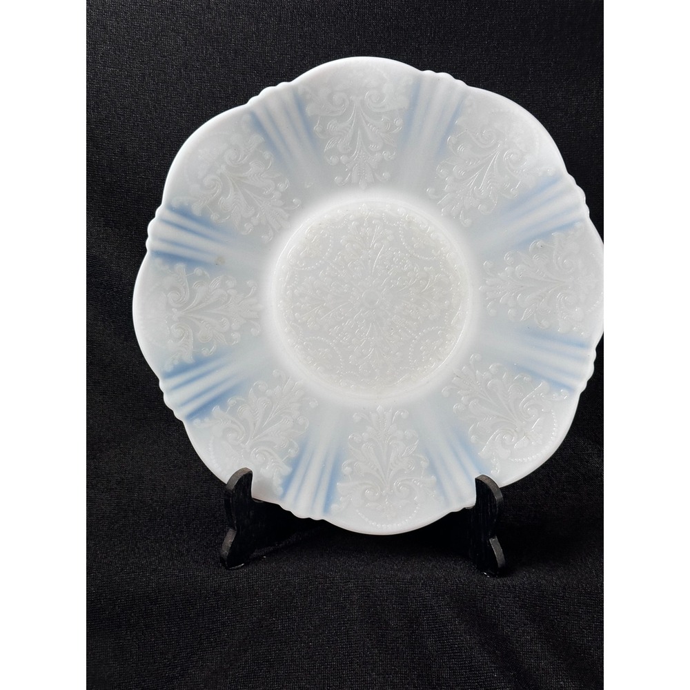 2 MacBeth Evans American Sweetheart Monax 11.5 Serving Plates Depression Glass - Picture 2 of 11